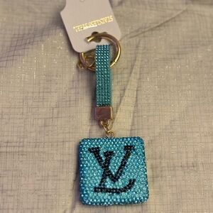 Fashion Blue Keychain Accessory